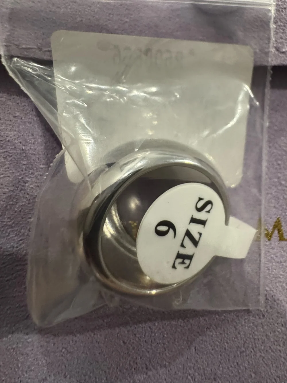Melinda Maria Polished Silver Dome Ring - 6